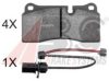 AUDI 4L0698451B Brake Pad Set, disc brake